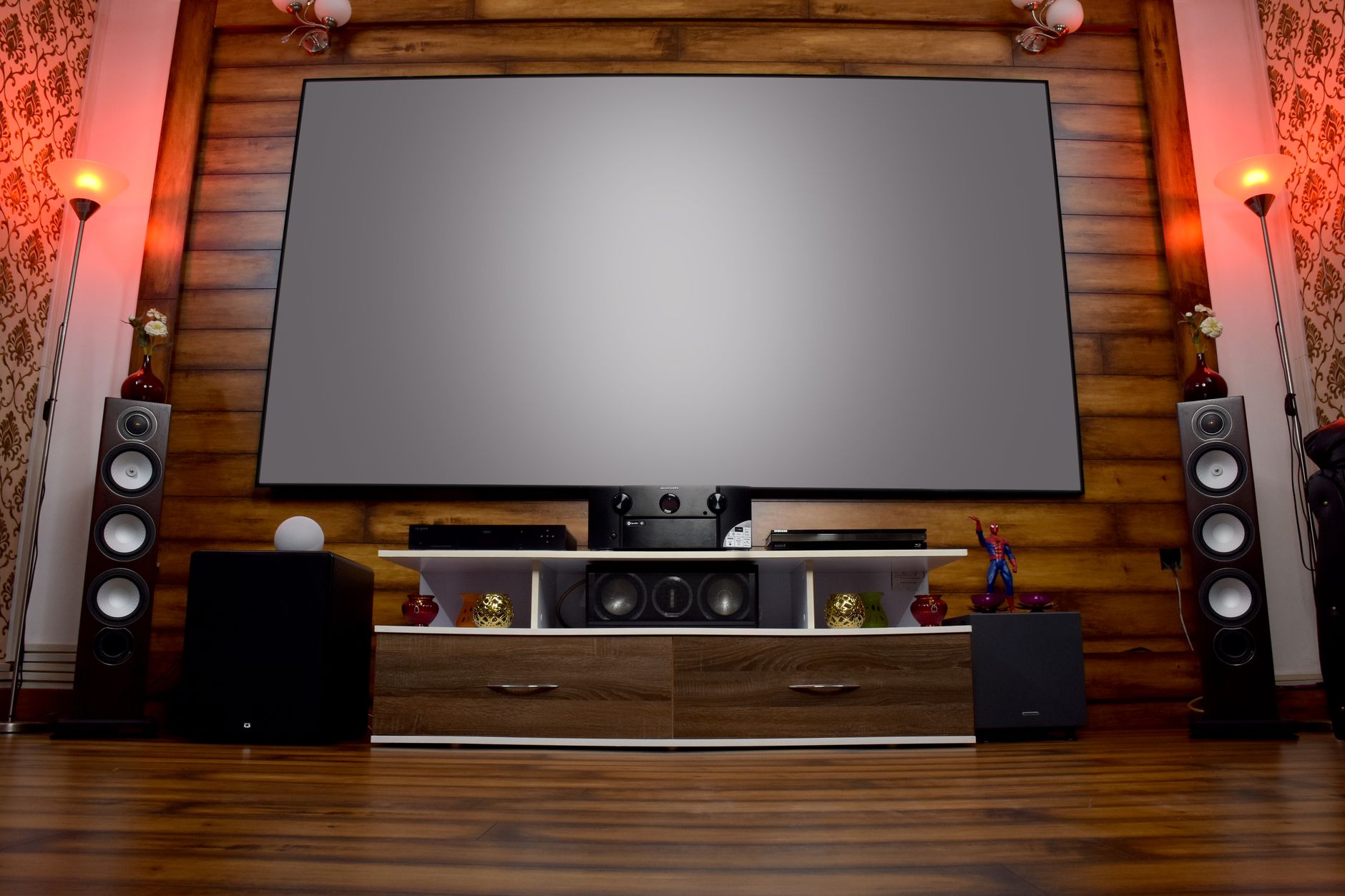 Professional AV home theater room